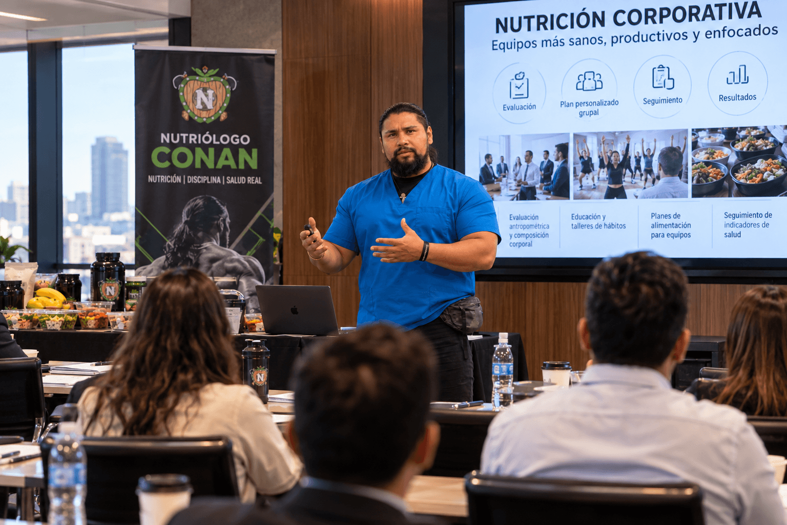 Nutrición corporativa con Nutriólogo Conan
